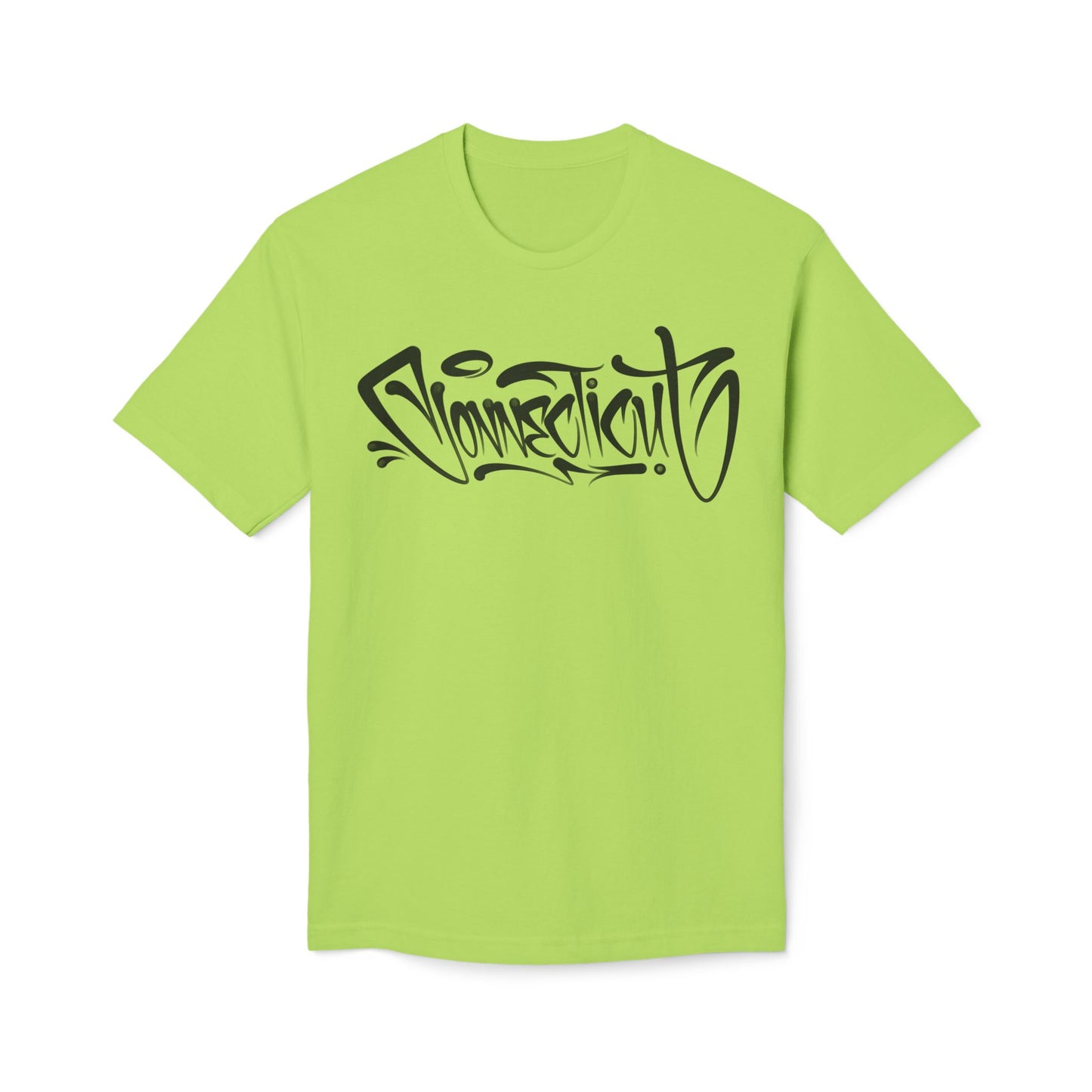 Connecticut Graffiti Tee | Drip Style CT Hip Hop Shirt | Urban Spray Paint Lettering | Connecticut Pride Streetwear