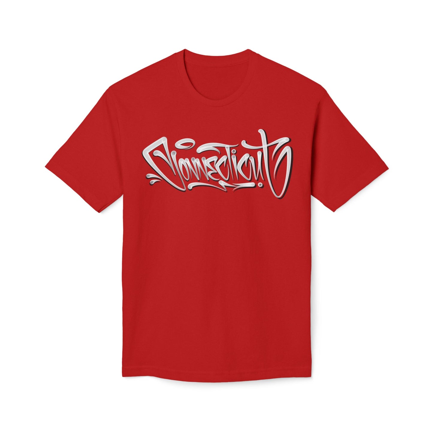 Connecticut Graffiti Tee Darks | Drip Style CT Hip Hop Shirt | Urban Spray Paint Lettering | Connecticut Pride Streetwear