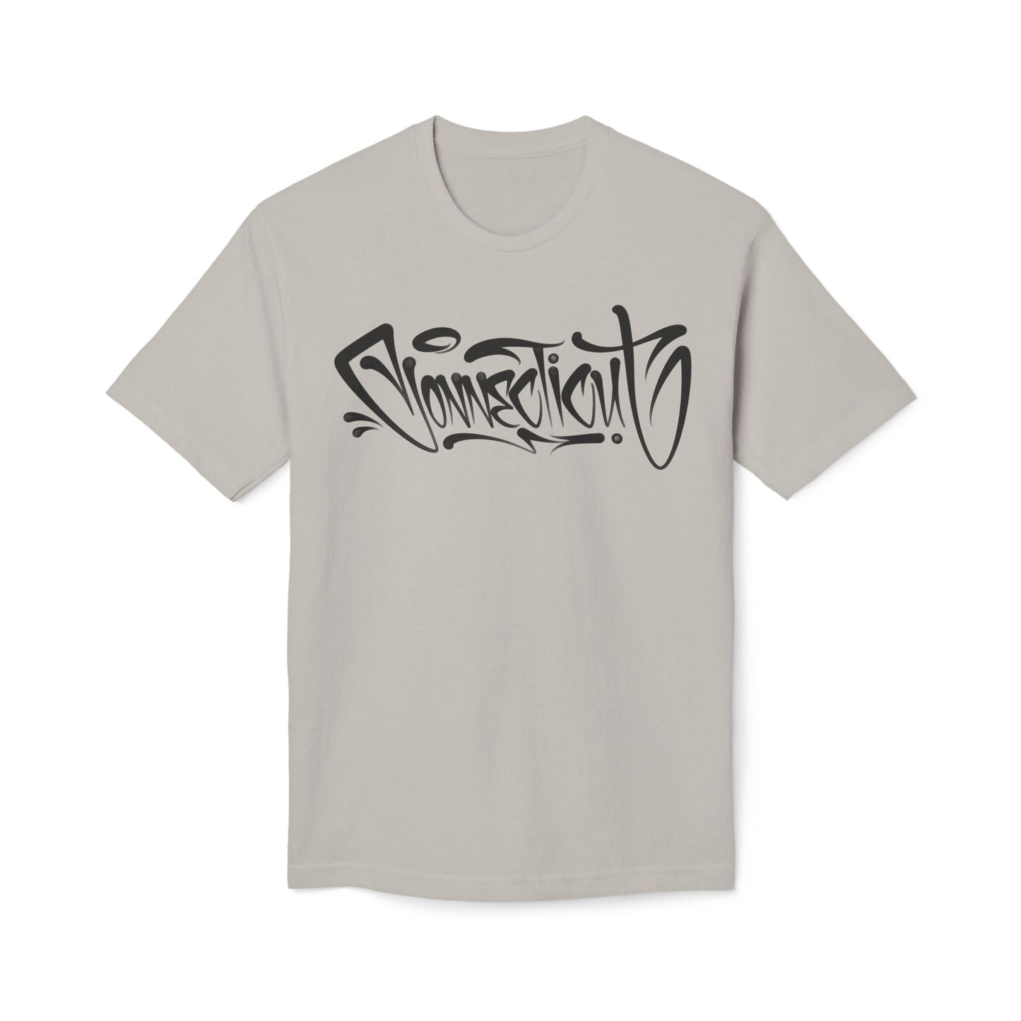Connecticut Graffiti Tee | Drip Style CT Hip Hop Shirt | Urban Spray Paint Lettering | Connecticut Pride Streetwear