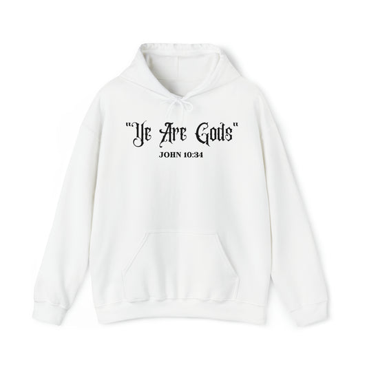 "Ye Are Gods" Black Font