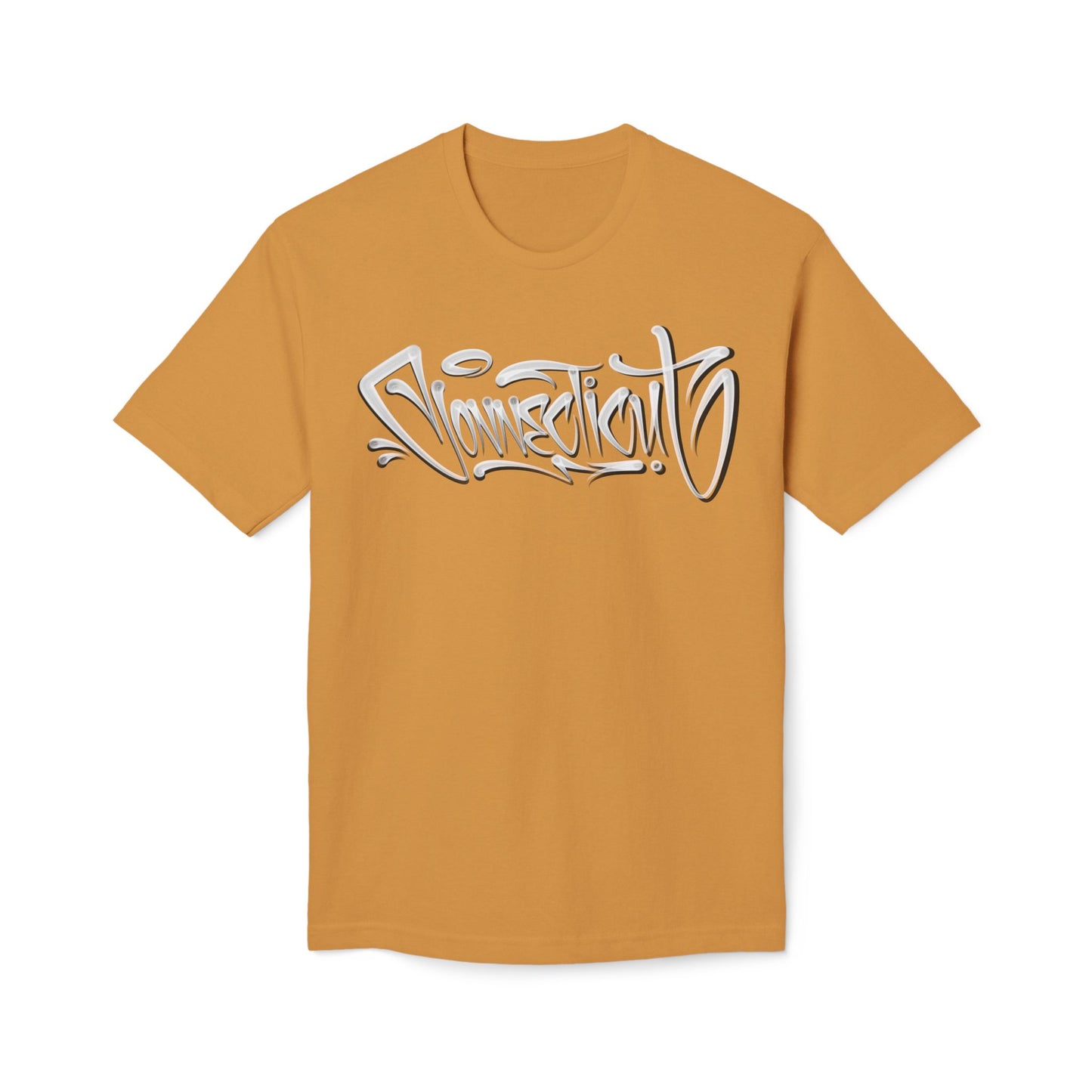 Connecticut Graffiti Tee Darks | Drip Style CT Hip Hop Shirt | Urban Spray Paint Lettering | Connecticut Pride Streetwear