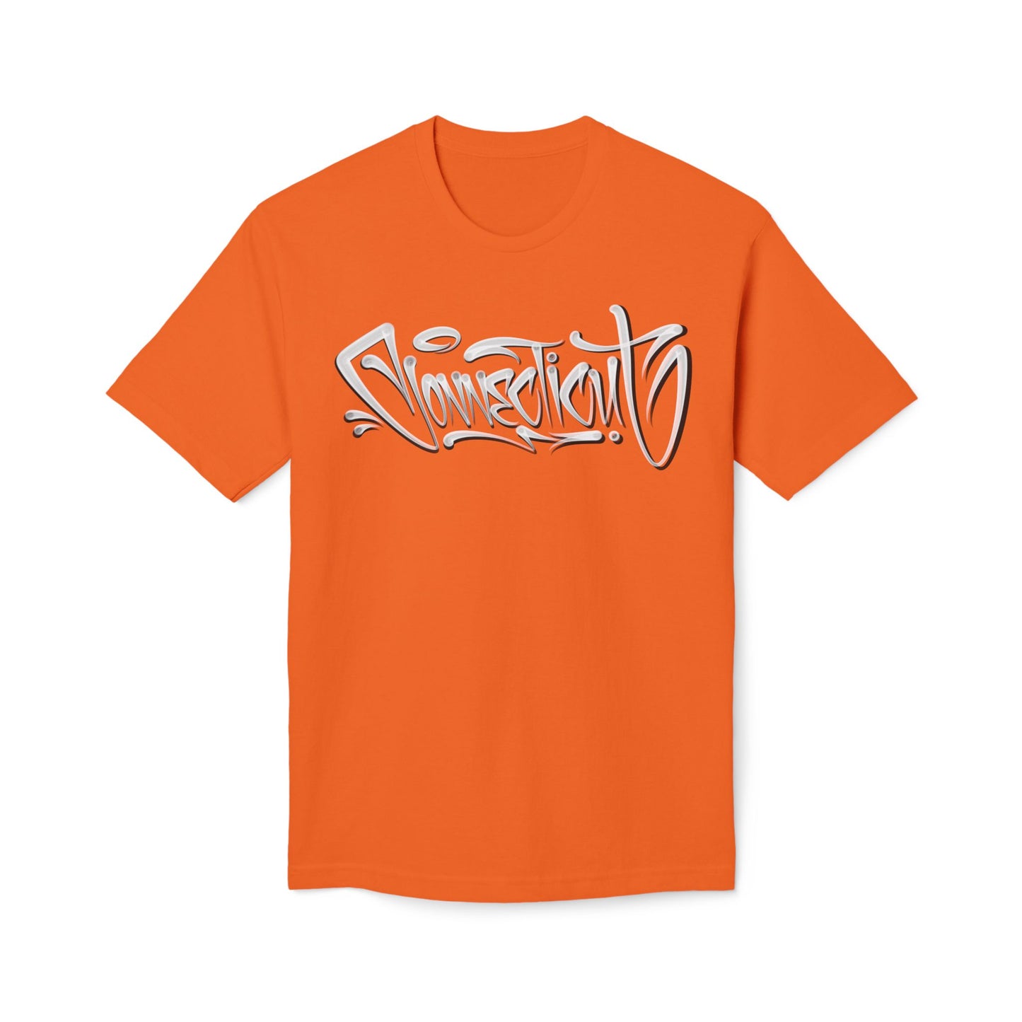 Connecticut Graffiti Tee Darks | Drip Style CT Hip Hop Shirt | Urban Spray Paint Lettering | Connecticut Pride Streetwear
