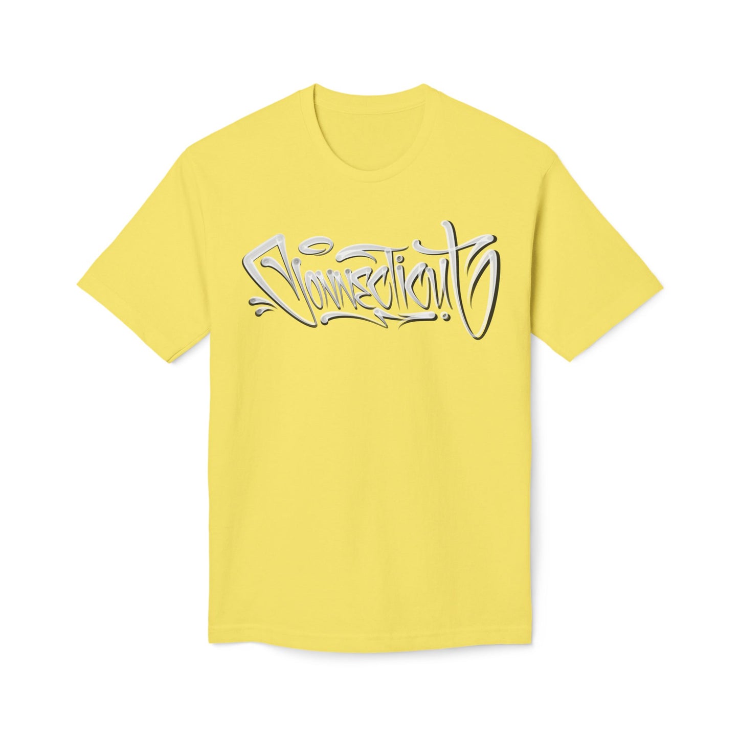 Connecticut Graffiti Tee Darks | Drip Style CT Hip Hop Shirt | Urban Spray Paint Lettering | Connecticut Pride Streetwear
