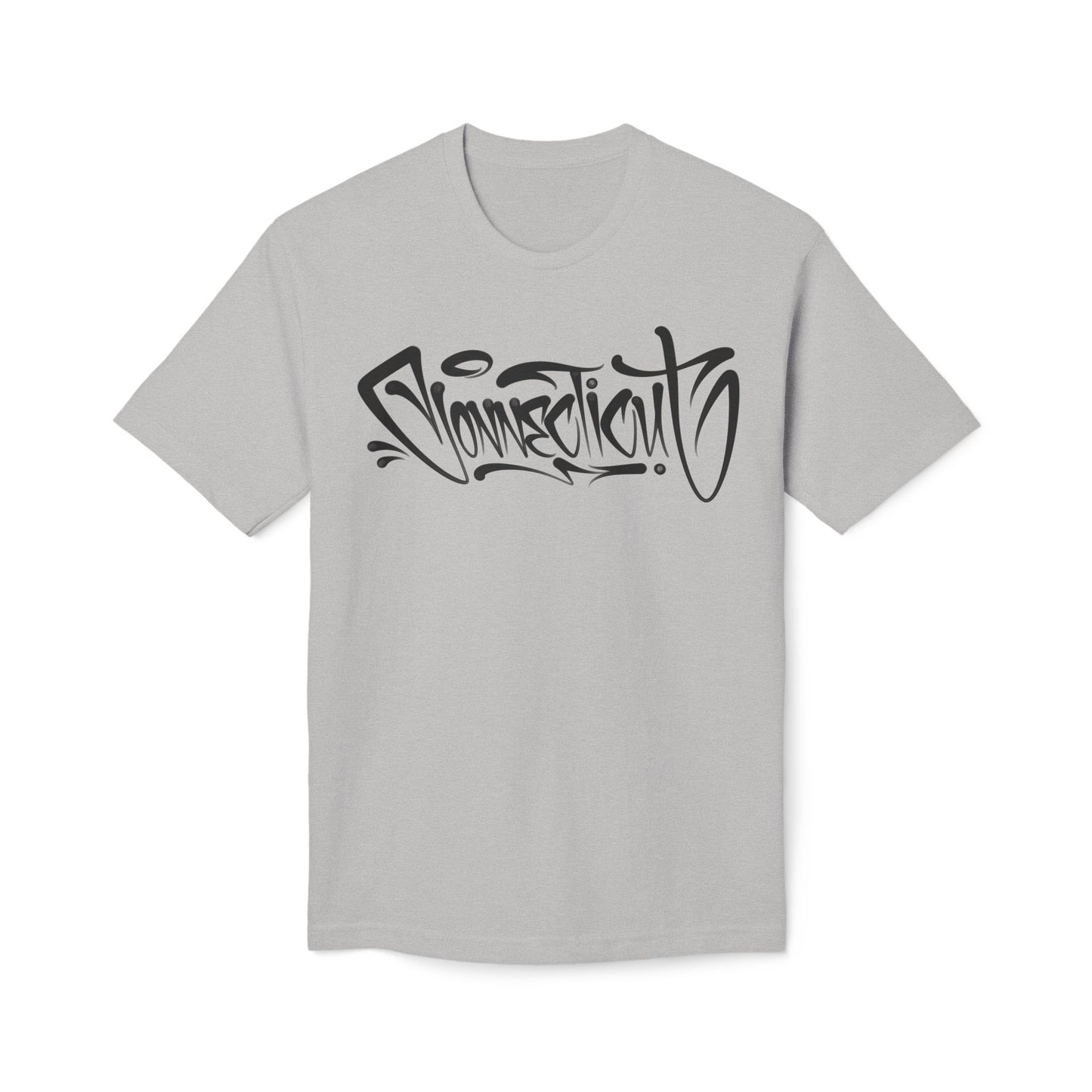 Connecticut Graffiti Tee | Drip Style CT Hip Hop Shirt | Urban Spray Paint Lettering | Connecticut Pride Streetwear