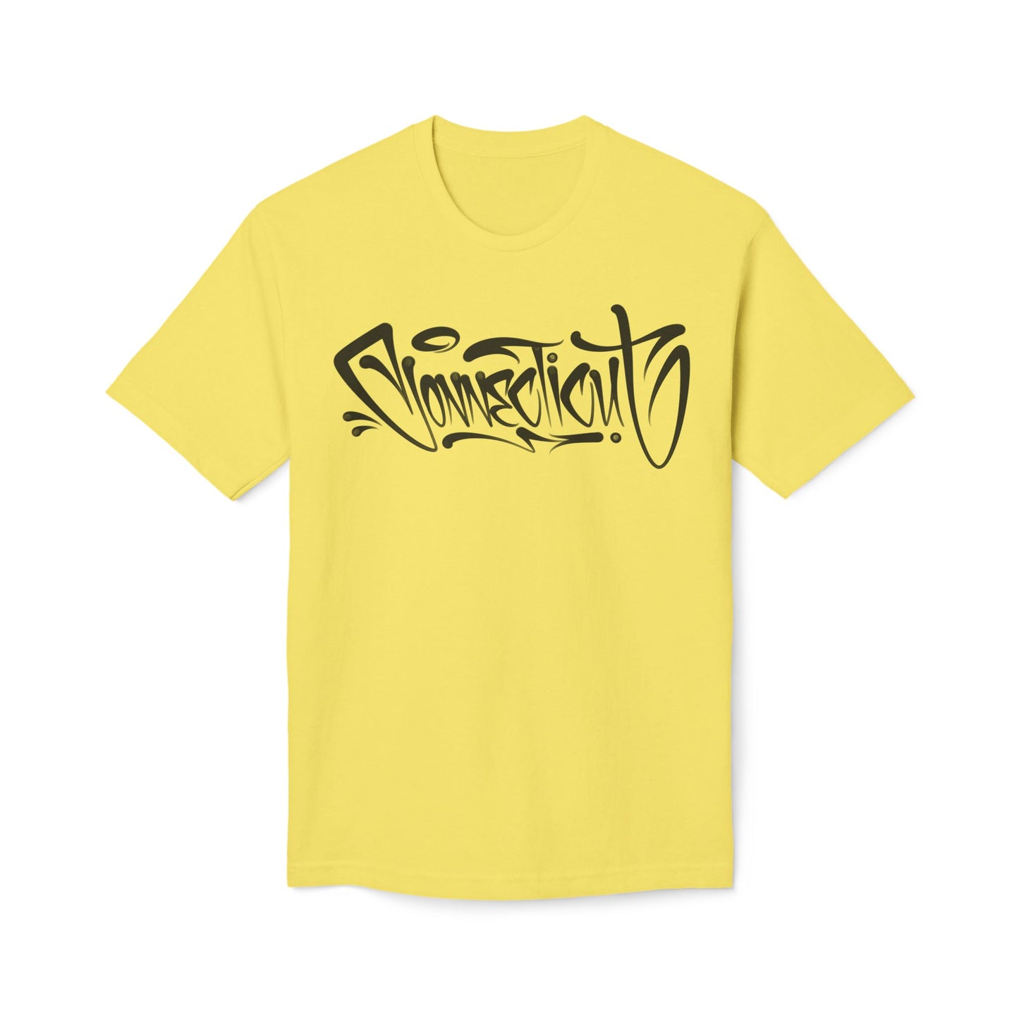 Connecticut Graffiti Tee | Drip Style CT Hip Hop Shirt | Urban Spray Paint Lettering | Connecticut Pride Streetwear