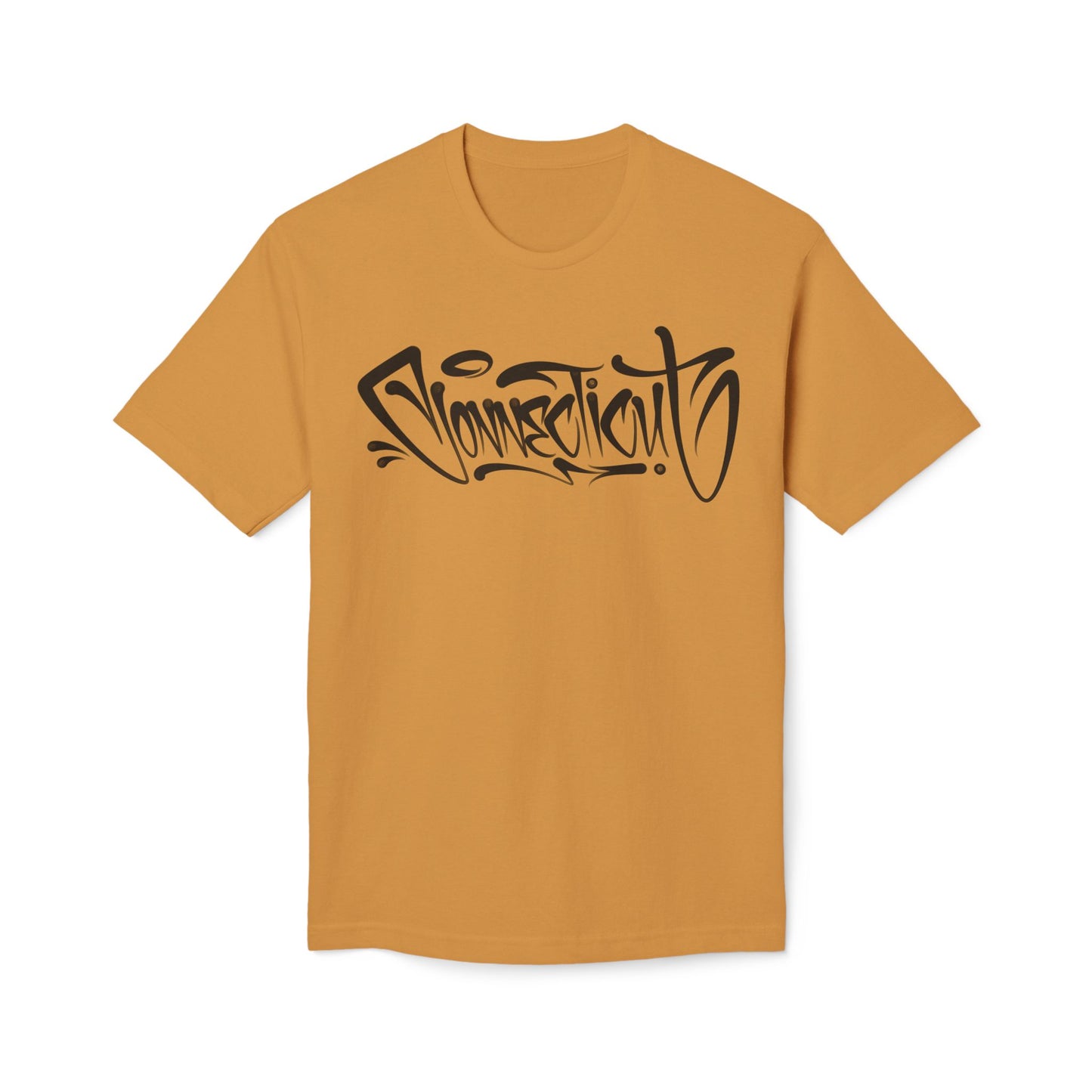 Connecticut Graffiti Tee | Drip Style CT Hip Hop Shirt | Urban Spray Paint Lettering | Connecticut Pride Streetwear